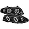 Spec-D Tuning 99-01 Bmw E46 3 Series Halo Projector Black Housing 4 Door Sedan LHP-E46994JM-TM - alternate 1